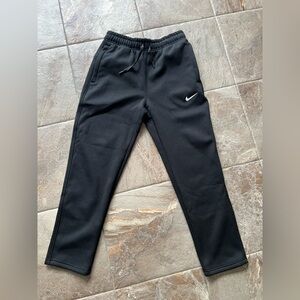 Nike Mens Black Sweatpants with White Logo